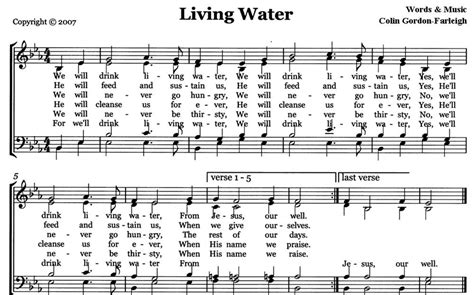 John was a-preachin’ by the shores of Jordan stream: “Repent. . Catholic hymns about water
